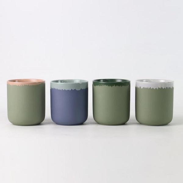 Keramisk lysestage med naturlig farvefinish Serie: Awakening Everyday Æstetisk Ritual med jordfarver