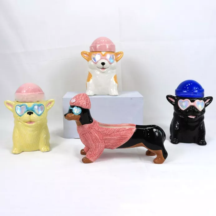 Animal Keramisk Lysestage