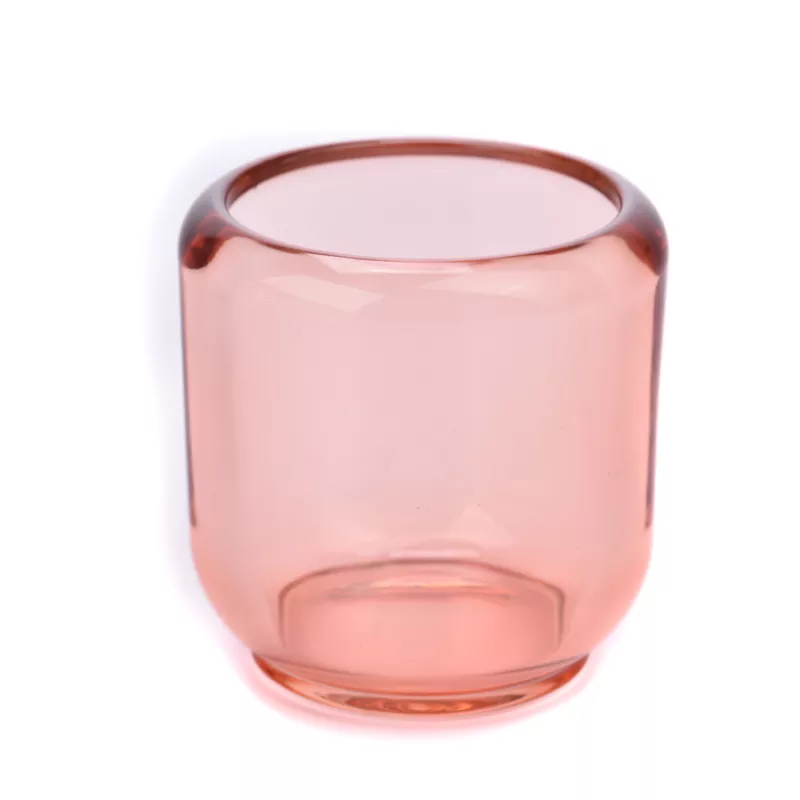 Lysestage i farvet glas