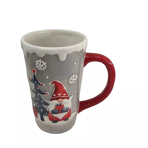 Sjov julealver keramisk krus
