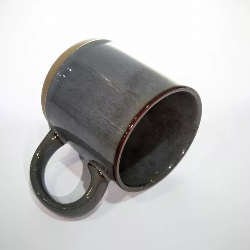 Simple Modern Ceramic Travel Grey Mug