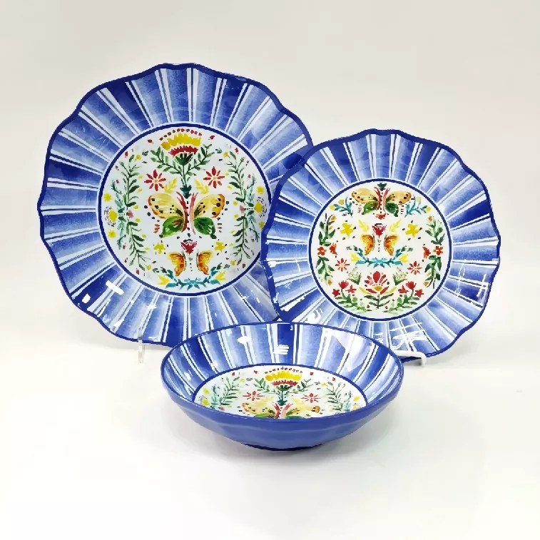 Vintage Floral Microwave Safe Dinnerware