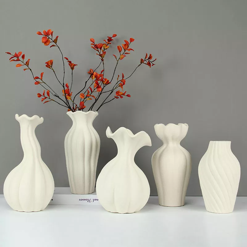 Naturlig moderne keramisk vase