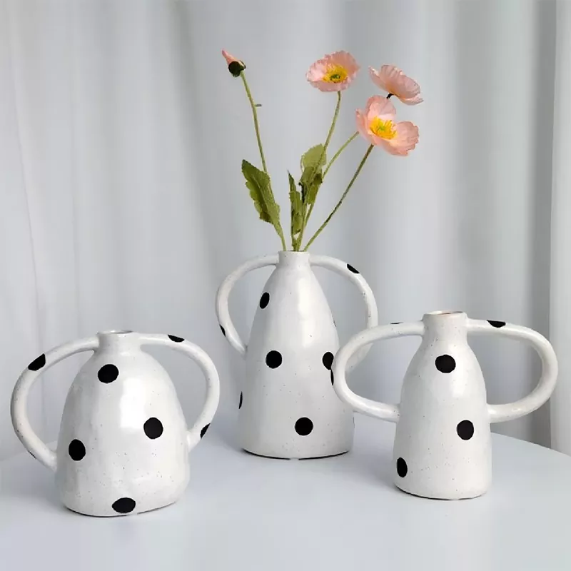 Polka Dot Stentøj Vase